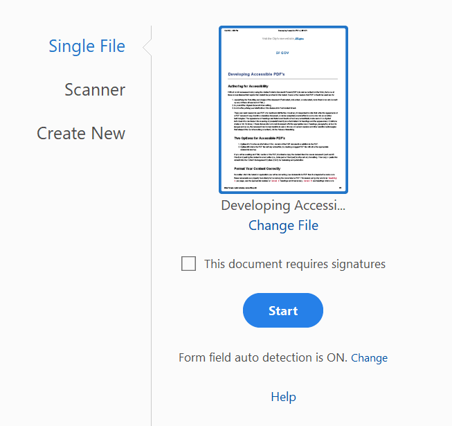 Forms in Adobe Acrobat